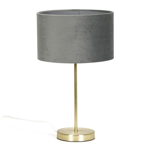 Gold table lamp metal stem - table,