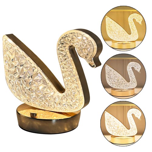 Led crystal table lamp - led, touch