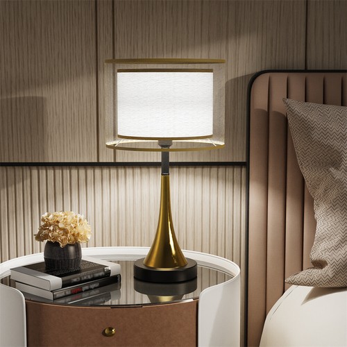Iron gold design table lamp - iron,