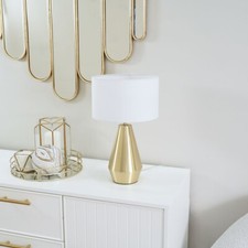 Gold Metal Touch Dimmer Table