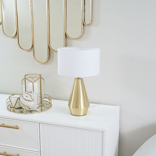 Gold metal touch dimmer table - gold,