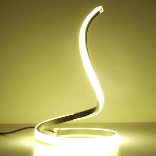 Spiral led table lamp bedside - spiral,