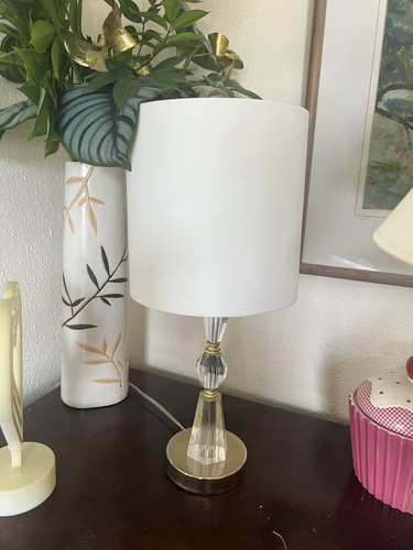 Bedside table lamps - lamps, gold